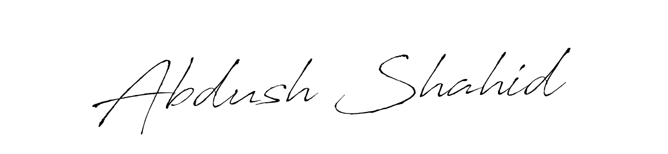 Create a beautiful signature design for name Abdush Shahid. With this signature (Antro_Vectra) fonts, you can make a handwritten signature for free. Abdush Shahid signature style 6 images and pictures png