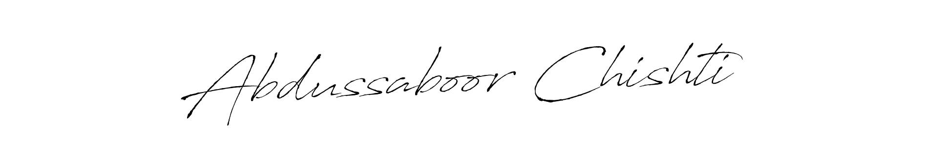 The best way (Antro_Vectra) to make a short signature is to pick only two or three words in your name. The name Abdussaboor Chishti include a total of six letters. For converting this name. Abdussaboor Chishti signature style 6 images and pictures png