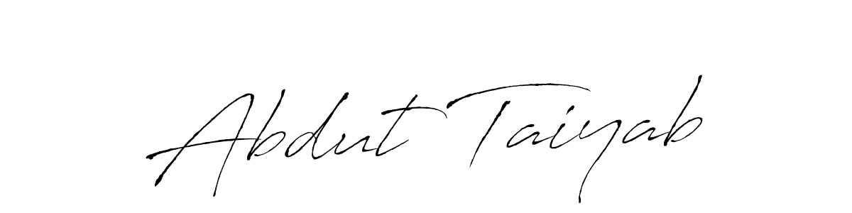 Antro_Vectra is a professional signature style that is perfect for those who want to add a touch of class to their signature. It is also a great choice for those who want to make their signature more unique. Get Abdut Taiyab name to fancy signature for free. Abdut Taiyab signature style 6 images and pictures png