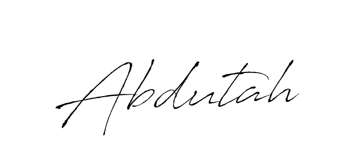 Make a beautiful signature design for name Abdutah. Use this online signature maker to create a handwritten signature for free. Abdutah signature style 6 images and pictures png