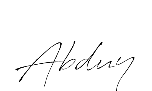 Abduy stylish signature style. Best Handwritten Sign (Antro_Vectra) for my name. Handwritten Signature Collection Ideas for my name Abduy. Abduy signature style 6 images and pictures png