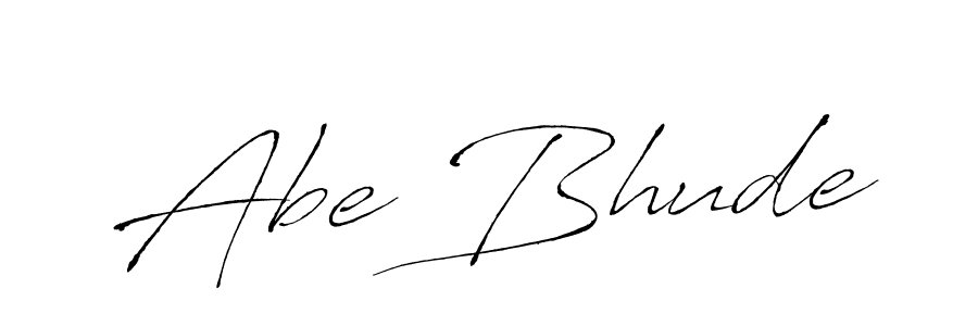 Design your own signature with our free online signature maker. With this signature software, you can create a handwritten (Antro_Vectra) signature for name Abe Bhude. Abe Bhude signature style 6 images and pictures png