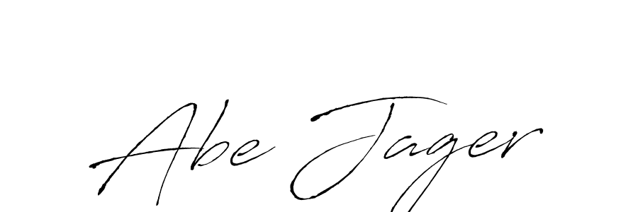 Also You can easily find your signature by using the search form. We will create Abe Jager name handwritten signature images for you free of cost using Antro_Vectra sign style. Abe Jager signature style 6 images and pictures png