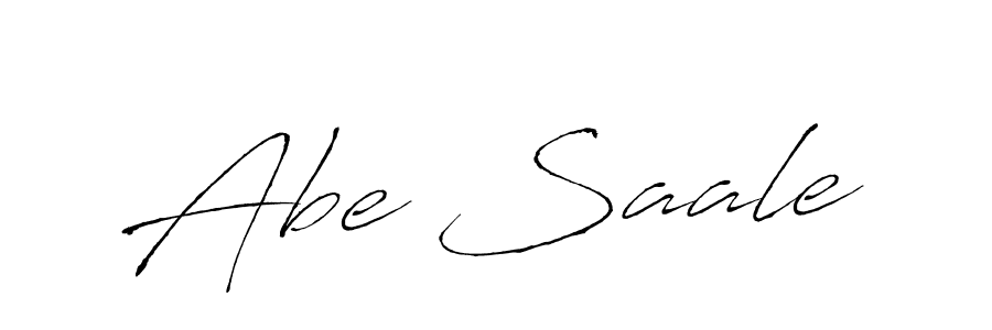 How to make Abe Saale name signature. Use Antro_Vectra style for creating short signs online. This is the latest handwritten sign. Abe Saale signature style 6 images and pictures png