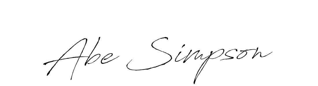 Abe Simpson stylish signature style. Best Handwritten Sign (Antro_Vectra) for my name. Handwritten Signature Collection Ideas for my name Abe Simpson. Abe Simpson signature style 6 images and pictures png