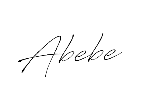 Create a beautiful signature design for name Abebe. With this signature (Antro_Vectra) fonts, you can make a handwritten signature for free. Abebe signature style 6 images and pictures png