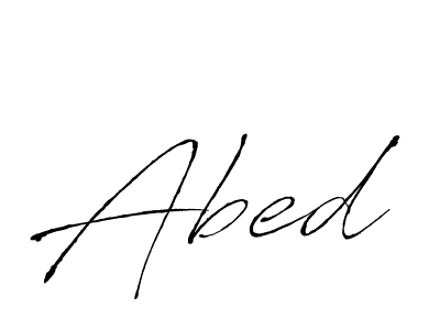 Make a beautiful signature design for name Abed. With this signature (Antro_Vectra) style, you can create a handwritten signature for free. Abed signature style 6 images and pictures png