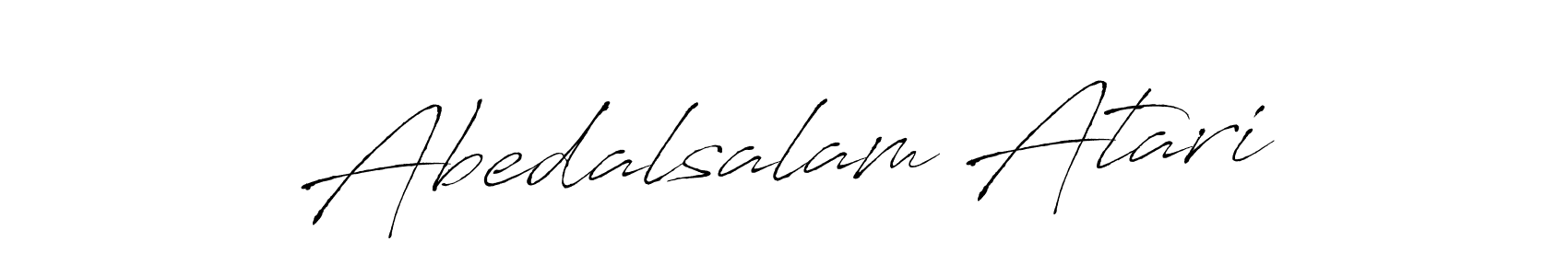 Make a beautiful signature design for name Abedalsalam Atari. With this signature (Antro_Vectra) style, you can create a handwritten signature for free. Abedalsalam Atari signature style 6 images and pictures png