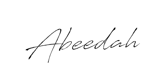 How to make Abeedah name signature. Use Antro_Vectra style for creating short signs online. This is the latest handwritten sign. Abeedah signature style 6 images and pictures png