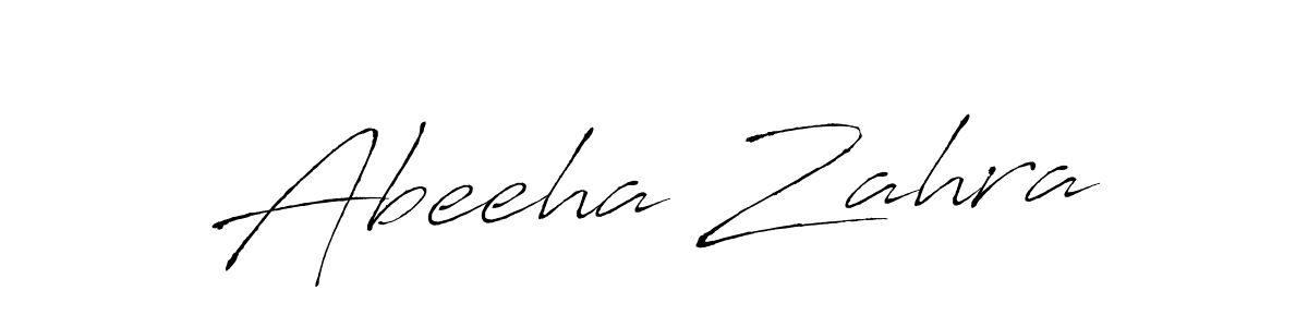 Use a signature maker to create a handwritten signature online. With this signature software, you can design (Antro_Vectra) your own signature for name Abeeha Zahra. Abeeha Zahra signature style 6 images and pictures png