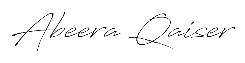 Use a signature maker to create a handwritten signature online. With this signature software, you can design (Antro_Vectra) your own signature for name Abeera Qaiser. Abeera Qaiser signature style 6 images and pictures png