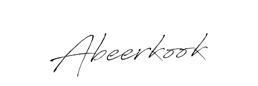 Make a beautiful signature design for name Abeerkook. With this signature (Antro_Vectra) style, you can create a handwritten signature for free. Abeerkook signature style 6 images and pictures png