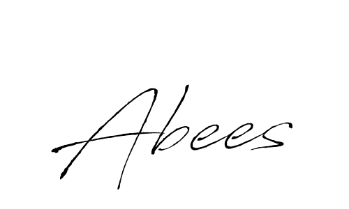 The best way (Antro_Vectra) to make a short signature is to pick only two or three words in your name. The name Abees include a total of six letters. For converting this name. Abees signature style 6 images and pictures png