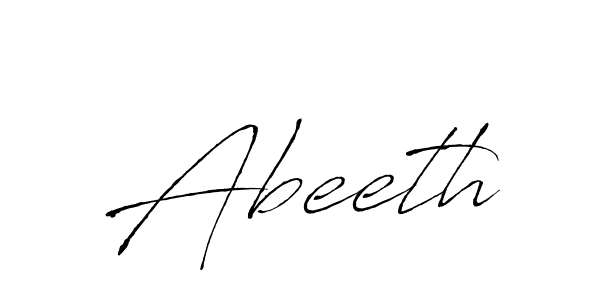 Create a beautiful signature design for name Abeeth. With this signature (Antro_Vectra) fonts, you can make a handwritten signature for free. Abeeth signature style 6 images and pictures png