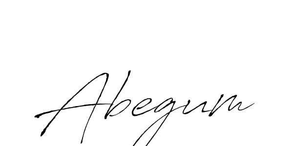 Make a beautiful signature design for name Abegum. With this signature (Antro_Vectra) style, you can create a handwritten signature for free. Abegum signature style 6 images and pictures png