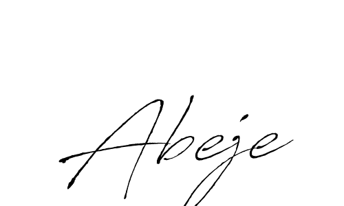 It looks lik you need a new signature style for name Abeje. Design unique handwritten (Antro_Vectra) signature with our free signature maker in just a few clicks. Abeje signature style 6 images and pictures png