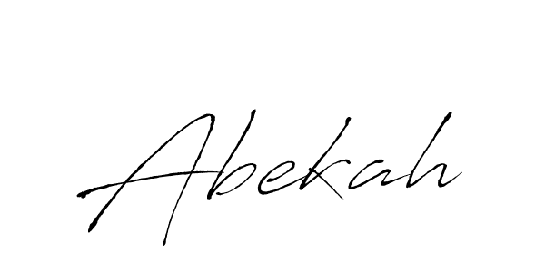 Abekah stylish signature style. Best Handwritten Sign (Antro_Vectra) for my name. Handwritten Signature Collection Ideas for my name Abekah. Abekah signature style 6 images and pictures png