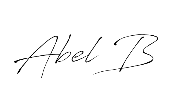 You should practise on your own different ways (Antro_Vectra) to write your name (Abel B) in signature. don't let someone else do it for you. Abel B signature style 6 images and pictures png