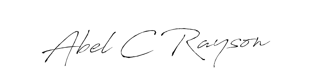 Also we have Abel C Rayson name is the best signature style. Create professional handwritten signature collection using Antro_Vectra autograph style. Abel C Rayson signature style 6 images and pictures png