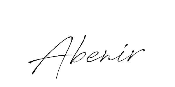 How to make Abenir name signature. Use Antro_Vectra style for creating short signs online. This is the latest handwritten sign. Abenir signature style 6 images and pictures png