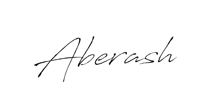 Design your own signature with our free online signature maker. With this signature software, you can create a handwritten (Antro_Vectra) signature for name Aberash. Aberash signature style 6 images and pictures png