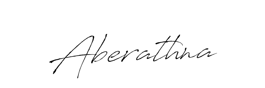 Make a beautiful signature design for name Aberathna. With this signature (Antro_Vectra) style, you can create a handwritten signature for free. Aberathna signature style 6 images and pictures png