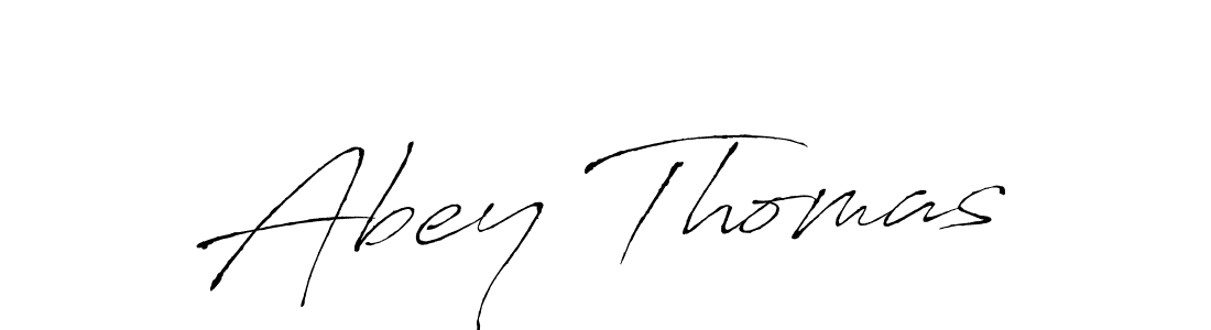 How to make Abey Thomas name signature. Use Antro_Vectra style for creating short signs online. This is the latest handwritten sign. Abey Thomas signature style 6 images and pictures png