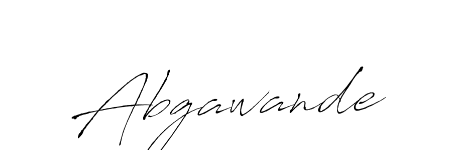 How to make Abgawande name signature. Use Antro_Vectra style for creating short signs online. This is the latest handwritten sign. Abgawande signature style 6 images and pictures png