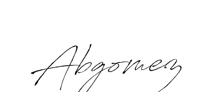 Antro_Vectra is a professional signature style that is perfect for those who want to add a touch of class to their signature. It is also a great choice for those who want to make their signature more unique. Get Abgomez name to fancy signature for free. Abgomez signature style 6 images and pictures png