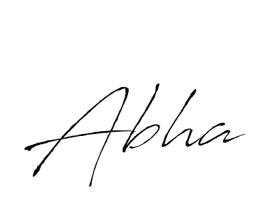 Use a signature maker to create a handwritten signature online. With this signature software, you can design (Antro_Vectra) your own signature for name Abha. Abha signature style 6 images and pictures png