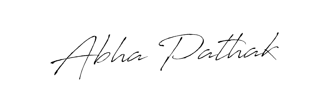 Use a signature maker to create a handwritten signature online. With this signature software, you can design (Antro_Vectra) your own signature for name Abha Pathak. Abha Pathak signature style 6 images and pictures png