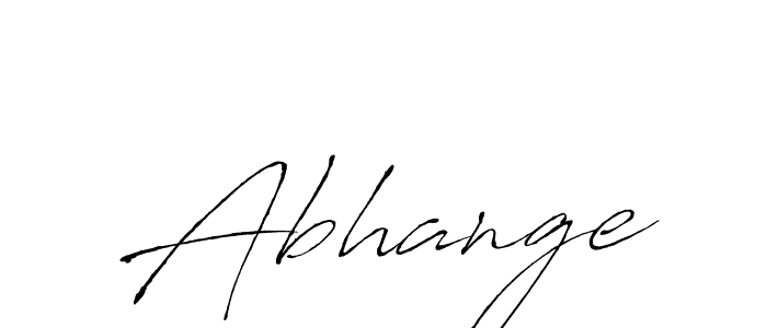 Abhange stylish signature style. Best Handwritten Sign (Antro_Vectra) for my name. Handwritten Signature Collection Ideas for my name Abhange. Abhange signature style 6 images and pictures png