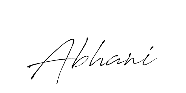 Make a beautiful signature design for name Abhani. Use this online signature maker to create a handwritten signature for free. Abhani signature style 6 images and pictures png