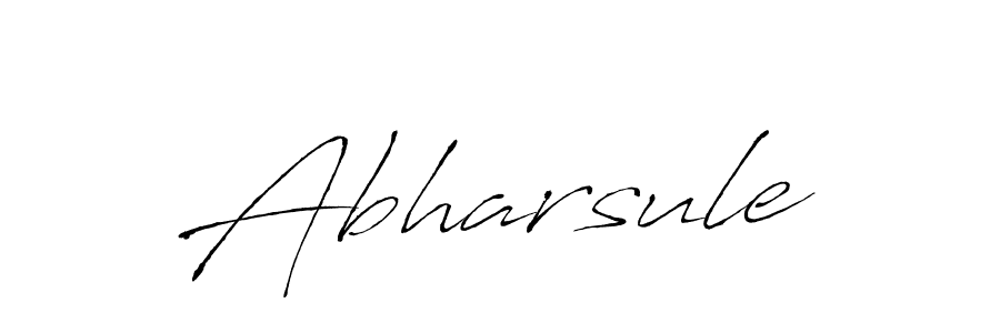 You should practise on your own different ways (Antro_Vectra) to write your name (Abharsule) in signature. don't let someone else do it for you. Abharsule signature style 6 images and pictures png