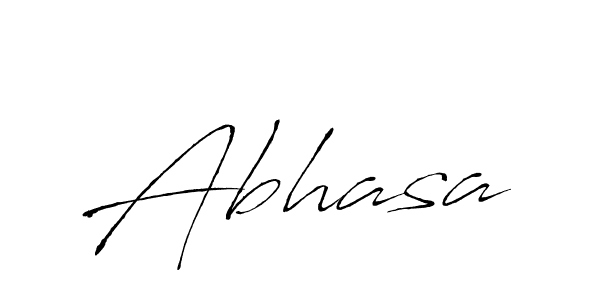 Use a signature maker to create a handwritten signature online. With this signature software, you can design (Antro_Vectra) your own signature for name Abhasa. Abhasa signature style 6 images and pictures png