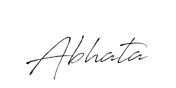 Design your own signature with our free online signature maker. With this signature software, you can create a handwritten (Antro_Vectra) signature for name Abhata. Abhata signature style 6 images and pictures png