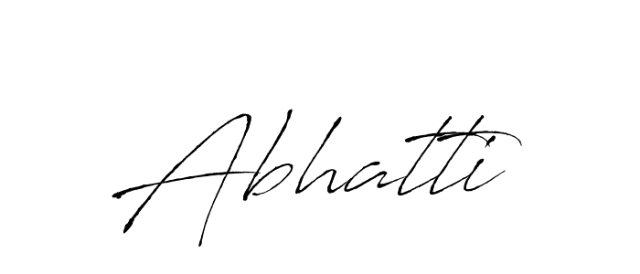 How to make Abhatti name signature. Use Antro_Vectra style for creating short signs online. This is the latest handwritten sign. Abhatti signature style 6 images and pictures png