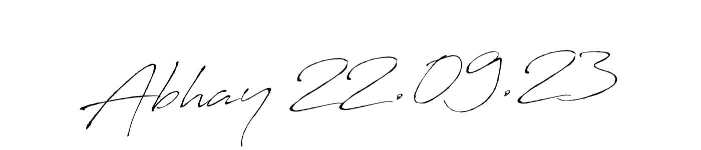 How to make Abhay 22.09.23 name signature. Use Antro_Vectra style for creating short signs online. This is the latest handwritten sign. Abhay 22.09.23 signature style 6 images and pictures png