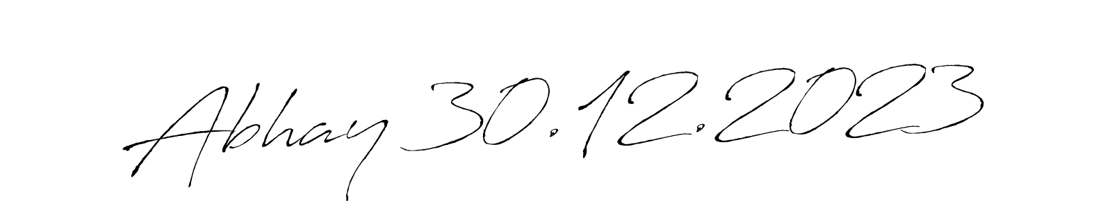 Abhay 30.12.2023 stylish signature style. Best Handwritten Sign (Antro_Vectra) for my name. Handwritten Signature Collection Ideas for my name Abhay 30.12.2023. Abhay 30.12.2023 signature style 6 images and pictures png