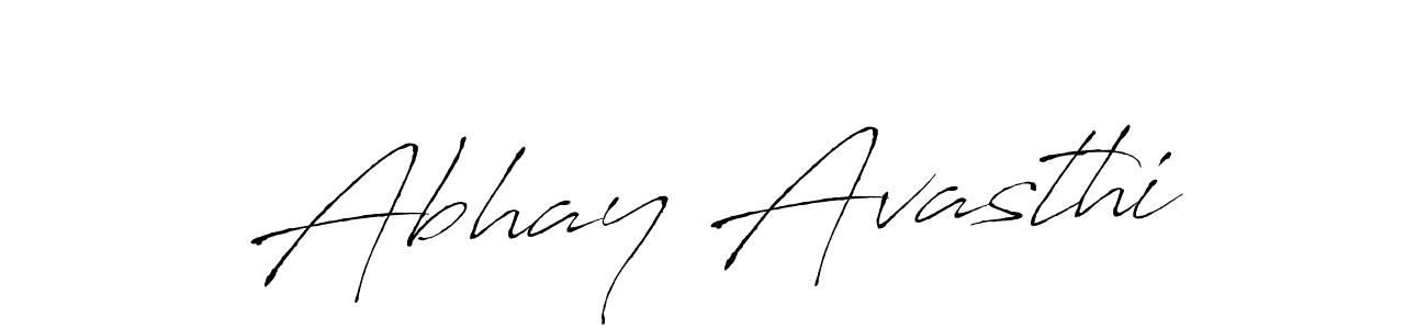 Antro_Vectra is a professional signature style that is perfect for those who want to add a touch of class to their signature. It is also a great choice for those who want to make their signature more unique. Get Abhay Avasthi name to fancy signature for free. Abhay Avasthi signature style 6 images and pictures png