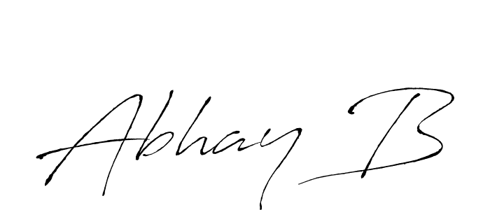 You should practise on your own different ways (Antro_Vectra) to write your name (Abhay B) in signature. don't let someone else do it for you. Abhay B signature style 6 images and pictures png