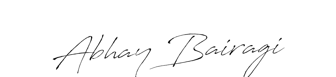 Antro_Vectra is a professional signature style that is perfect for those who want to add a touch of class to their signature. It is also a great choice for those who want to make their signature more unique. Get Abhay Bairagi name to fancy signature for free. Abhay Bairagi signature style 6 images and pictures png