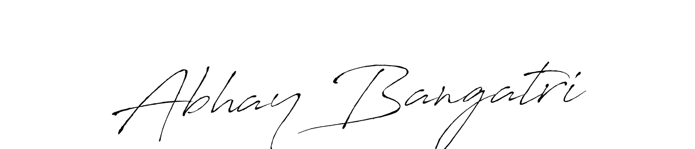 You should practise on your own different ways (Antro_Vectra) to write your name (Abhay Bangatri) in signature. don't let someone else do it for you. Abhay Bangatri signature style 6 images and pictures png