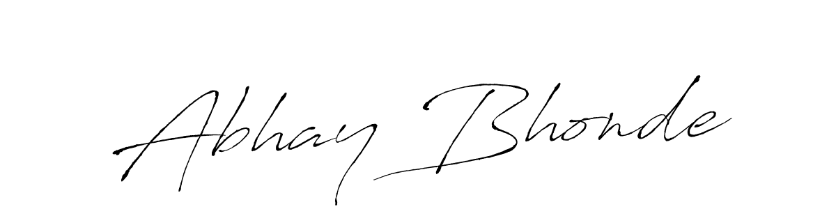 How to make Abhay Bhonde signature? Antro_Vectra is a professional autograph style. Create handwritten signature for Abhay Bhonde name. Abhay Bhonde signature style 6 images and pictures png