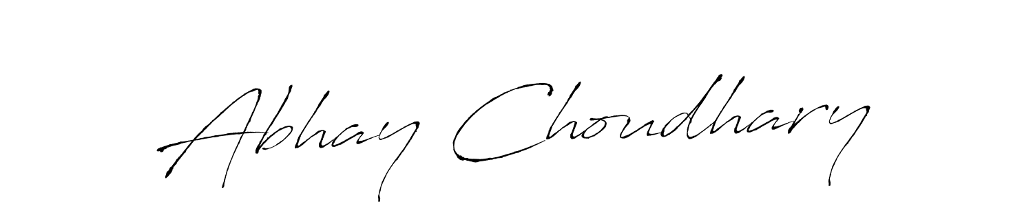 Create a beautiful signature design for name Abhay Choudhary. With this signature (Antro_Vectra) fonts, you can make a handwritten signature for free. Abhay Choudhary signature style 6 images and pictures png