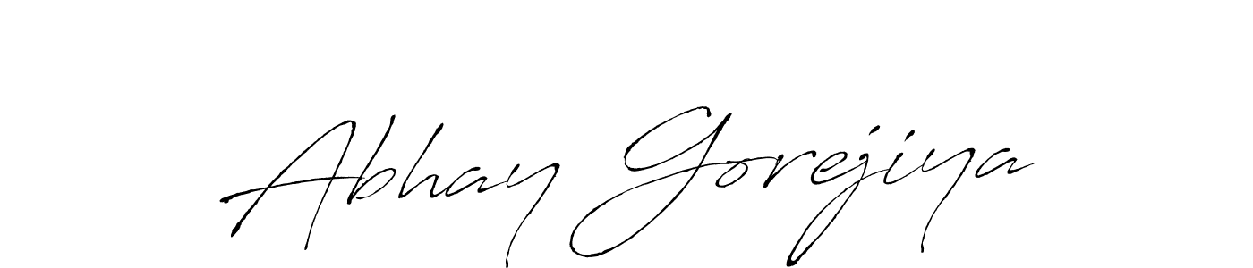 How to make Abhay Gorejiya signature? Antro_Vectra is a professional autograph style. Create handwritten signature for Abhay Gorejiya name. Abhay Gorejiya signature style 6 images and pictures png