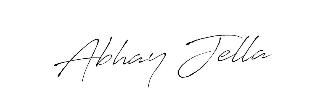 Create a beautiful signature design for name Abhay Jella. With this signature (Antro_Vectra) fonts, you can make a handwritten signature for free. Abhay Jella signature style 6 images and pictures png