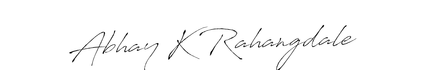 It looks lik you need a new signature style for name Abhay K Rahangdale. Design unique handwritten (Antro_Vectra) signature with our free signature maker in just a few clicks. Abhay K Rahangdale signature style 6 images and pictures png