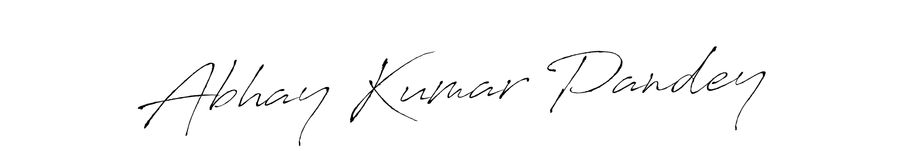 Design your own signature with our free online signature maker. With this signature software, you can create a handwritten (Antro_Vectra) signature for name Abhay Kumar Pandey. Abhay Kumar Pandey signature style 6 images and pictures png