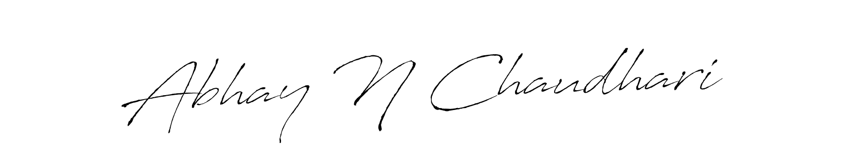 This is the best signature style for the Abhay N Chaudhari name. Also you like these signature font (Antro_Vectra). Mix name signature. Abhay N Chaudhari signature style 6 images and pictures png